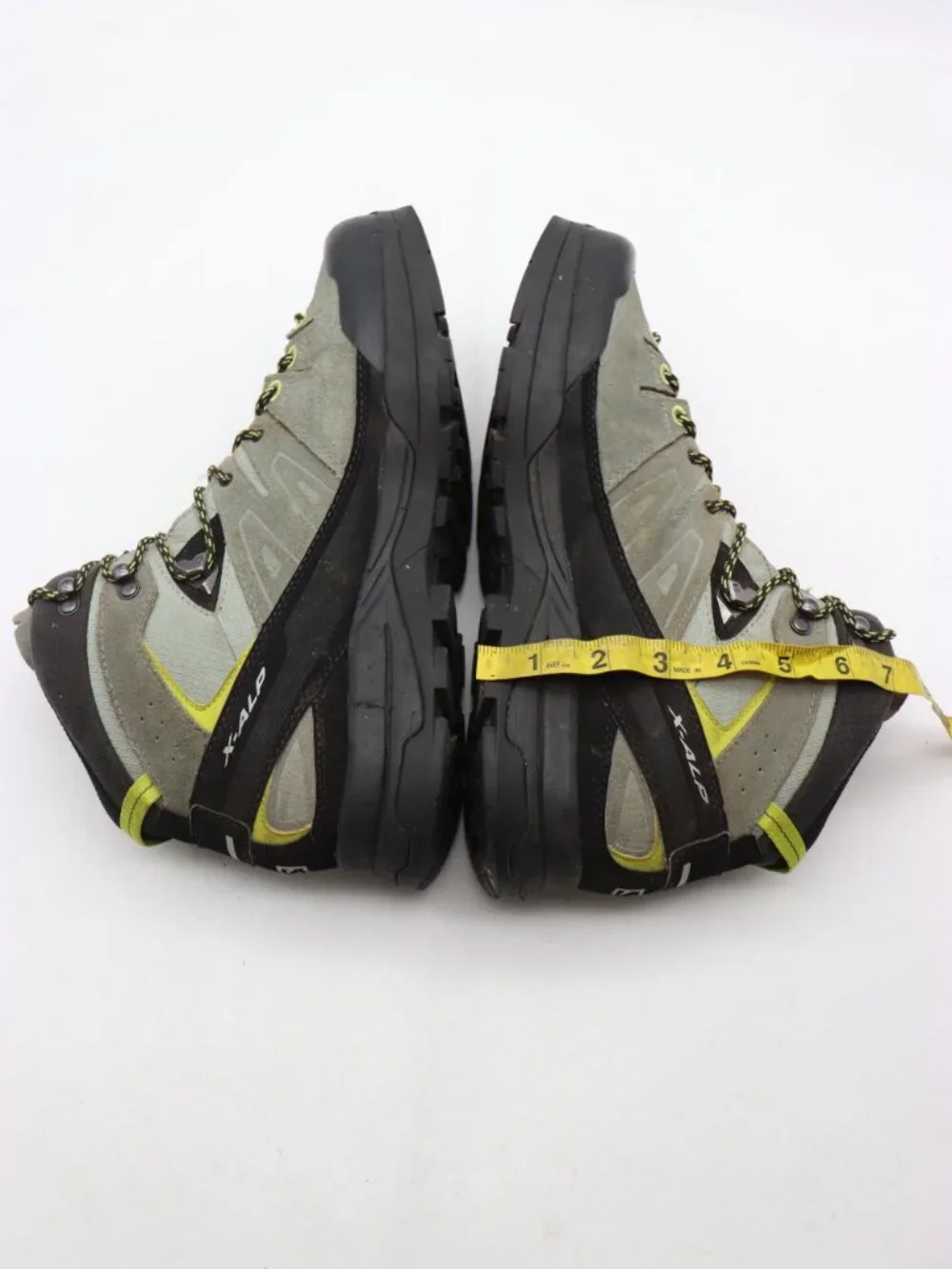 Salomon X Alp Mid LTR Gore-Tex Boots Men's Size 10.5 Gray Waterproof Hiking Boot